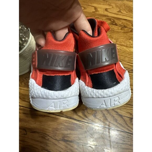 ?nike Air Huarache Men’s Habanero Red & White Athletic Running Shoes Size 9 main image 7